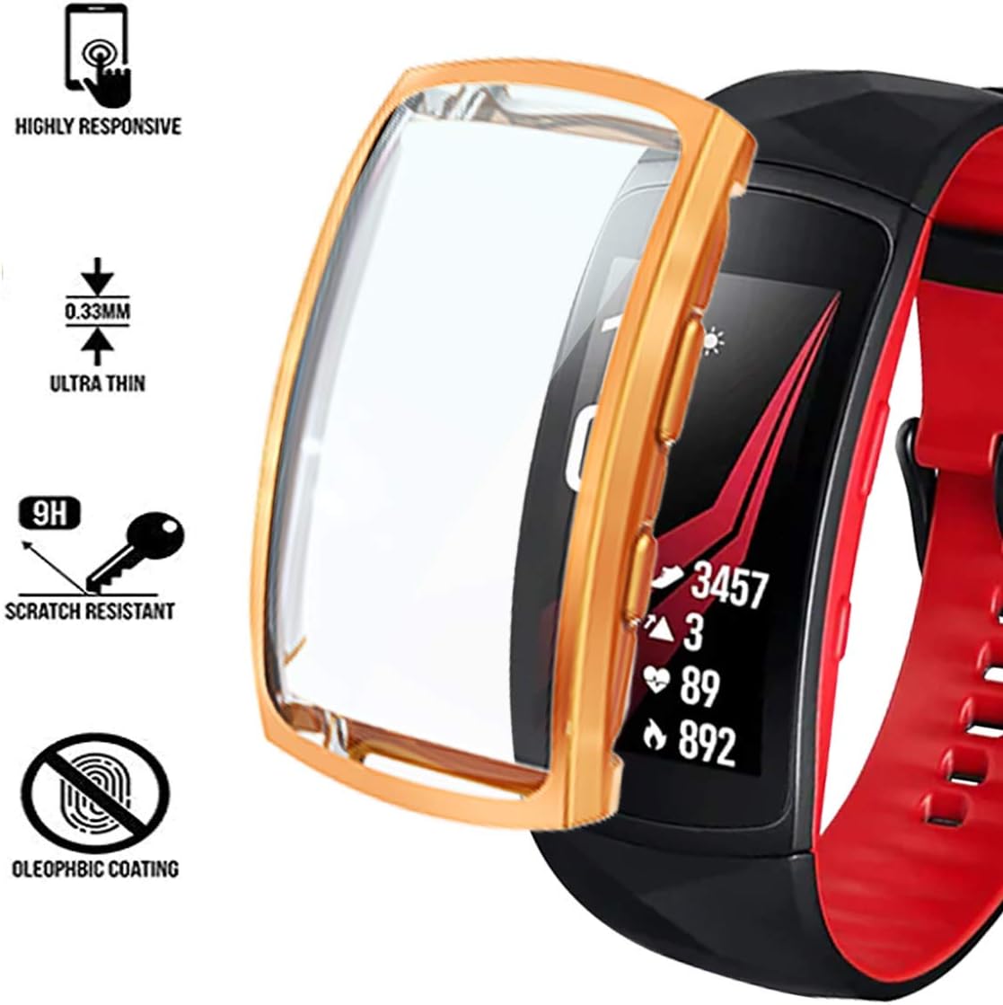Up To 60% OFF Compatible with Samsung Gear Fit2 Pro/Fit 2 Screen Protector Case Plated Ultra-ThinTPU 360° Whole Body Screen Protector Full Bumper Cover Shell Flash Deals - 70% OFF Compatible with Samsung Gear Fit2 Pro/Fit 2 Screen Protector Case Plated Ultra-ThinTPU 360° Whole Body Screen Protector Full Bumper Cover Shell