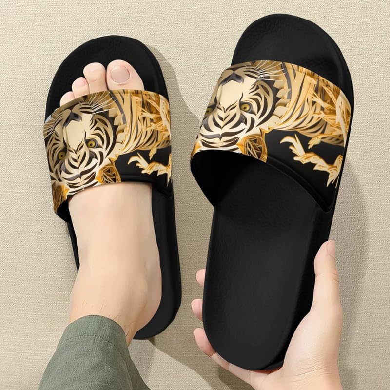 Semioury Lemon Home Slippers Non-Slip Quick Drying Women Balloon Forest Open Toe Shower Bathroom Slippers EVA Rubber Slipper3