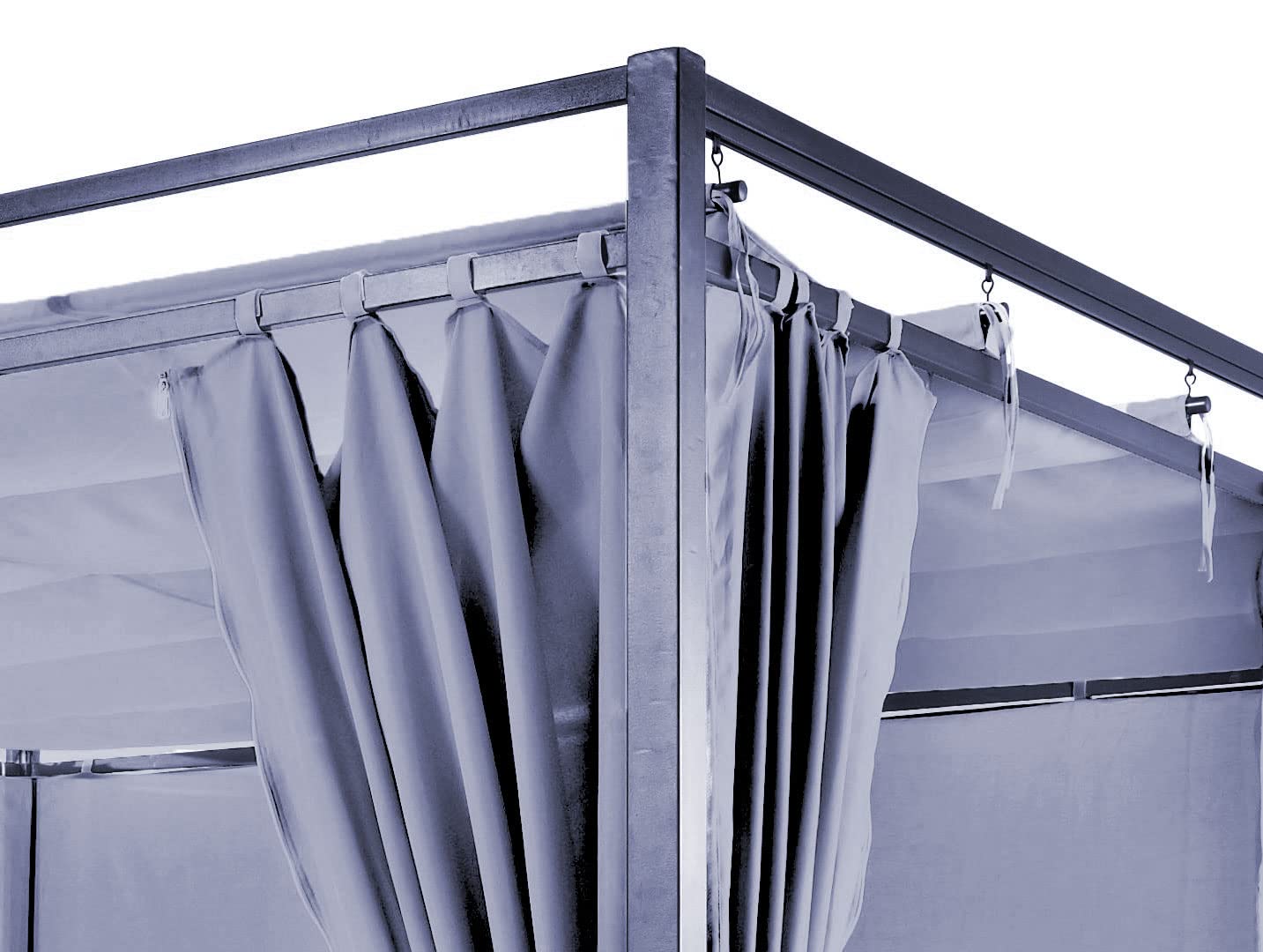 QUICK STAR Toit de Rechange pour pavillon Gris 3 x 3 m