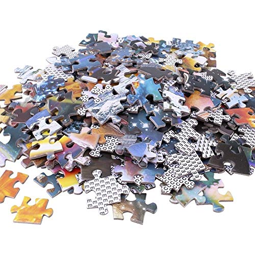 LKOPYUo Puzzles 1000 Stück Entertainment Spielzeug, Rainy Night Walk – Bild 8