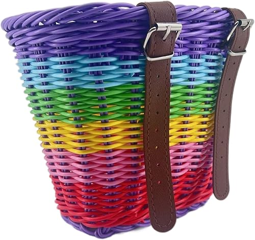 Miniatura 4 de EIRONA Bike Basket for 12-16 Kids Bicycle, Balance Bike, Tricycle,Scooter with DIY Decal