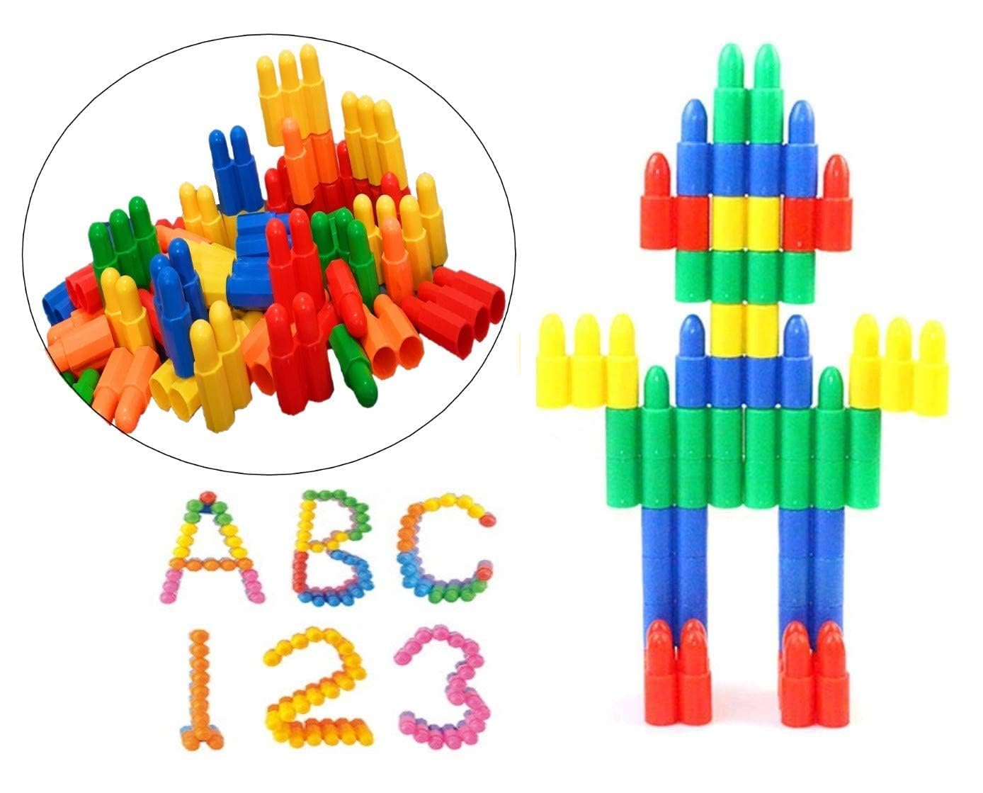 Toys Treasure 200 PCS Creative Bullets Shaped Stem Building Blocks Toy Set for Kids - Image 6 thumbnail
