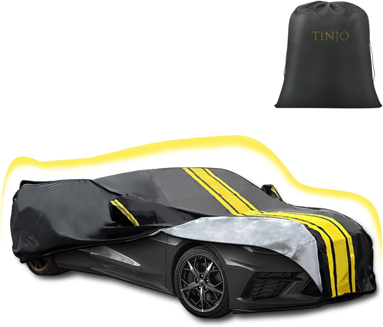 Car Cover Custom Fit for 20202023 Chevy Corvette C8, 6