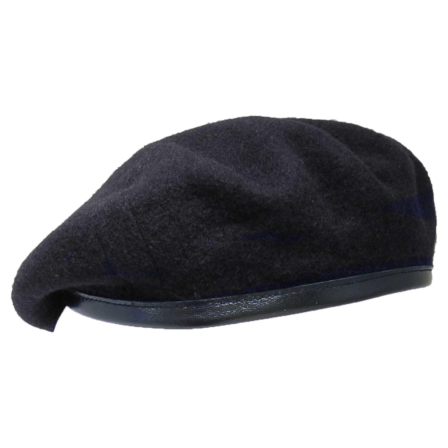 Royal Navy Genuine British Army Black Beret 61cm