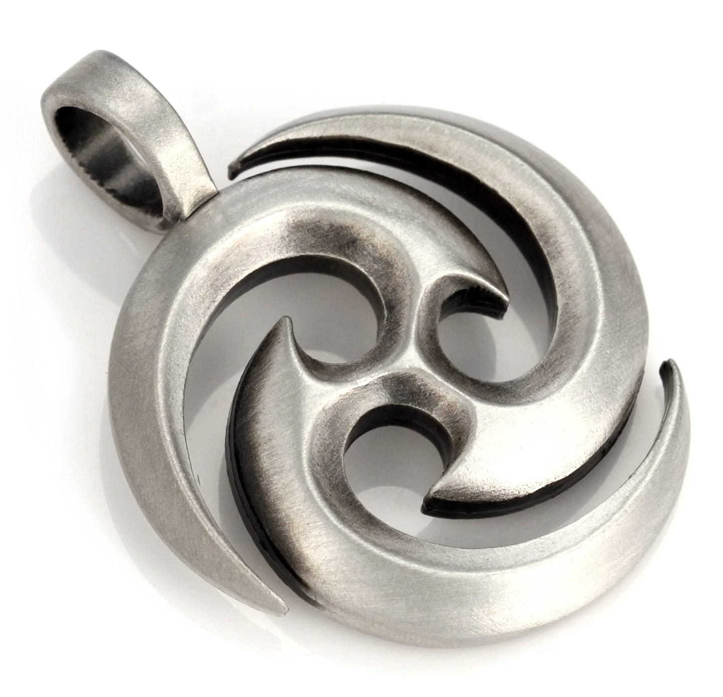 Bico 'The Source' Satin Silver Finished Pendant (E128)