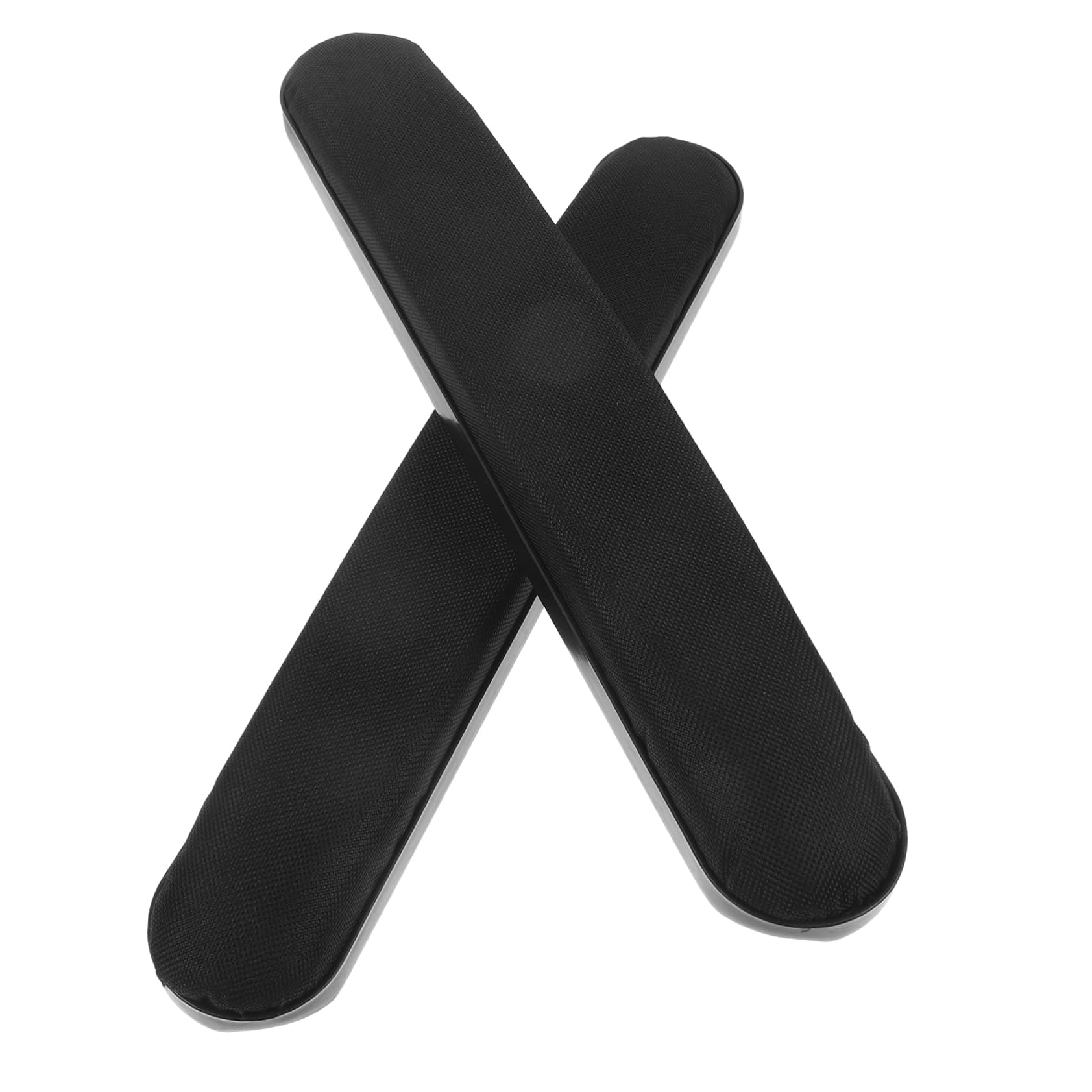 OSALADI 4 Paia Corrimano Antiscivolo braccioli Cuscino del bracciolo Imbottito ergonomico Guidare Parti della Parti di Ricambio per sedie a rotelle Pad CHIEDE Tessuto Nero