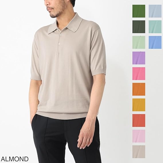 現行　ジョンスメドレー　Lサイズ　長袖ニット　シーアイランドコットン　ISIS 現行 ジョンスメドレー Lサイズ 長袖ニット シーアイランドコットン