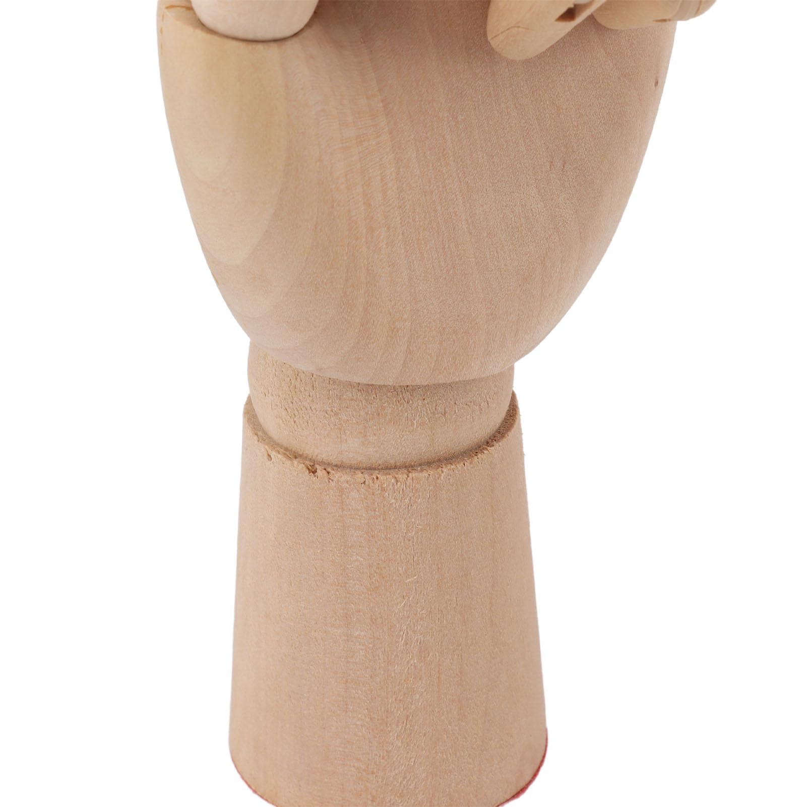 Flexible Wooden Hand Type Moveable Wooden Artists Manikin Hand Figure Hand Type Sketching Drawing Painting Desktop Decor (7116A 0101 Left Hand Small)
