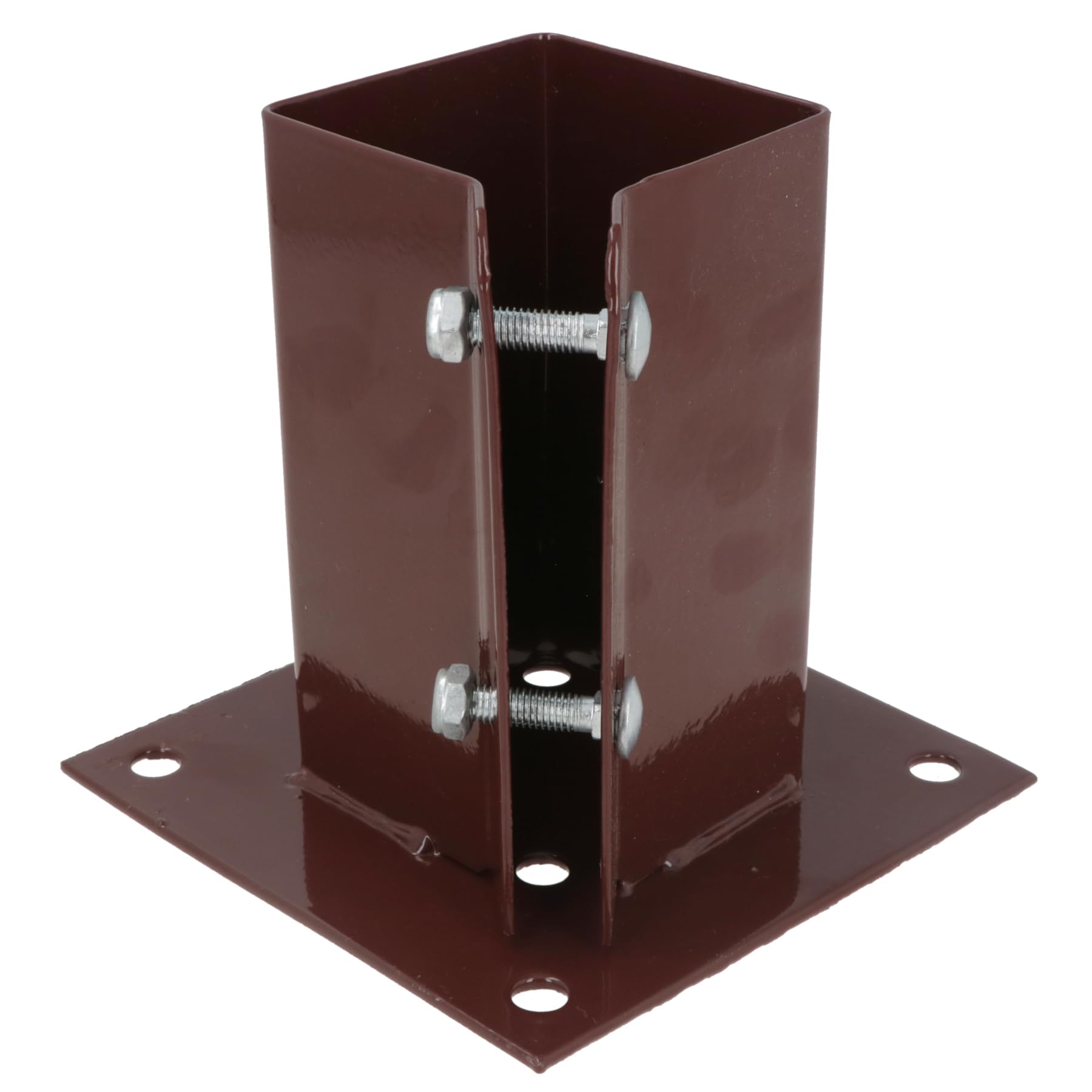 Fence Post Decking Bolt Down Support Holder Clamp for Posts 75mm x 75mm