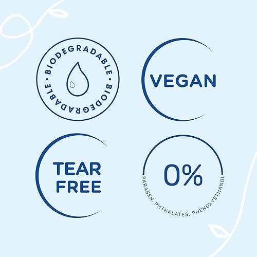 Miniatura 8 de Mustela Baby Gel limpiador 2 en 1, limpiador de cuerpo y cabello para bebé, con aguacate natural, fórmula biodegradable y sin desgarros, 6.76 onzas