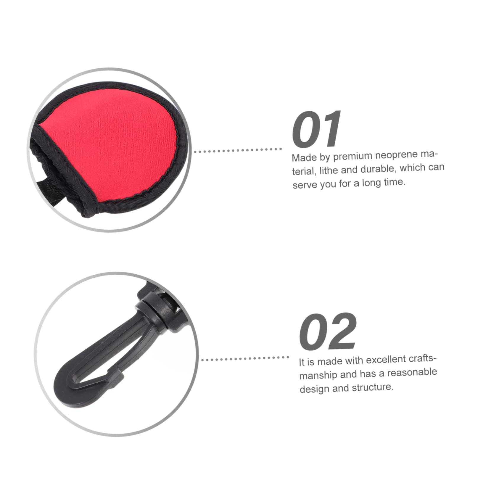 INOOMP 5pezzi Borsa Protettiva Portatile per Pulizia Golf Sacchetto per Palline Golf con Assorbente e Esterno Facile da Trasportare e Conservare Accessorio Pratico per Golfisti