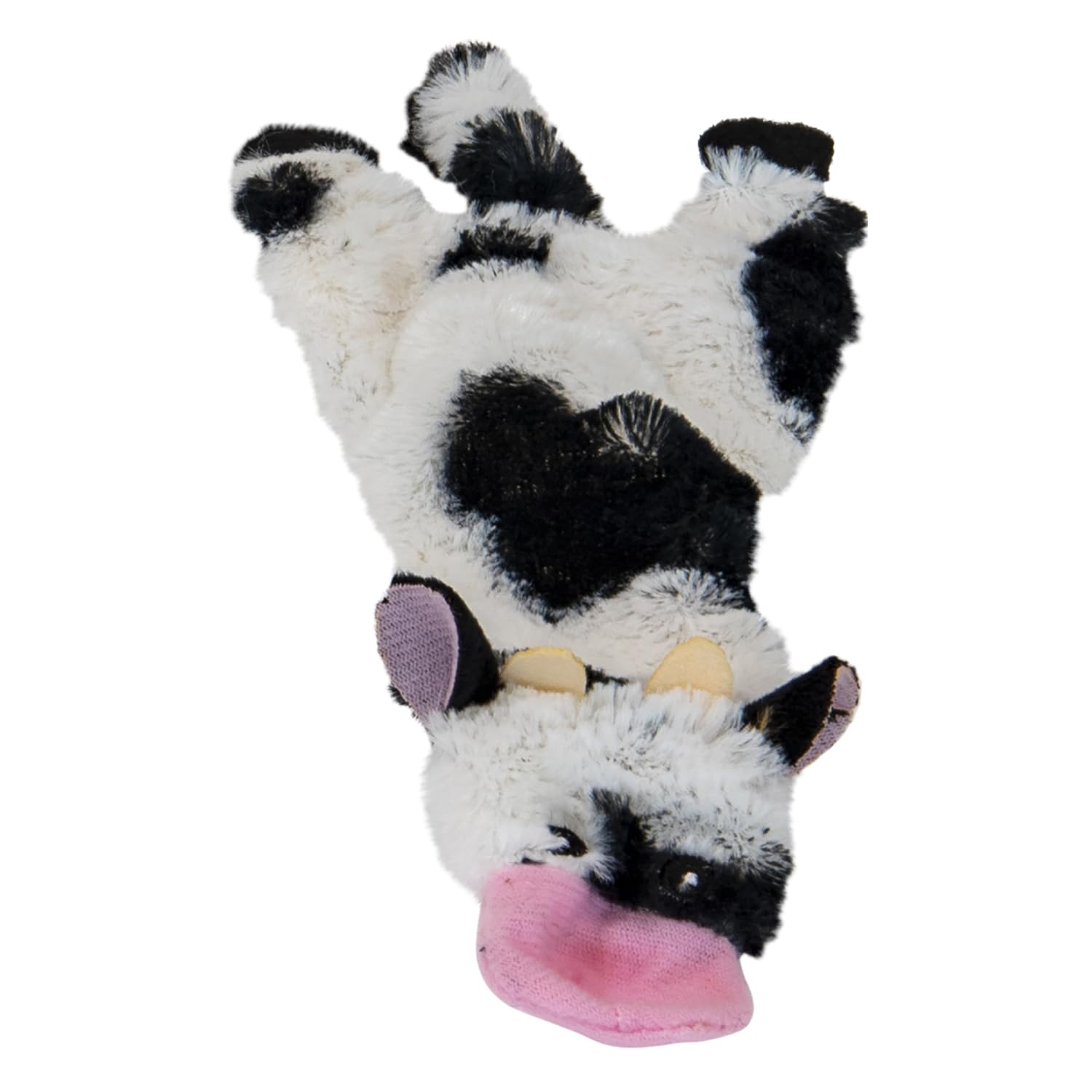JACK AND VANILLA, Plush Cow Dog Toy, 20 cm, Realistic Design, Sound and Washable, Great for Interactive Games, Bright Colour, Flatties Model