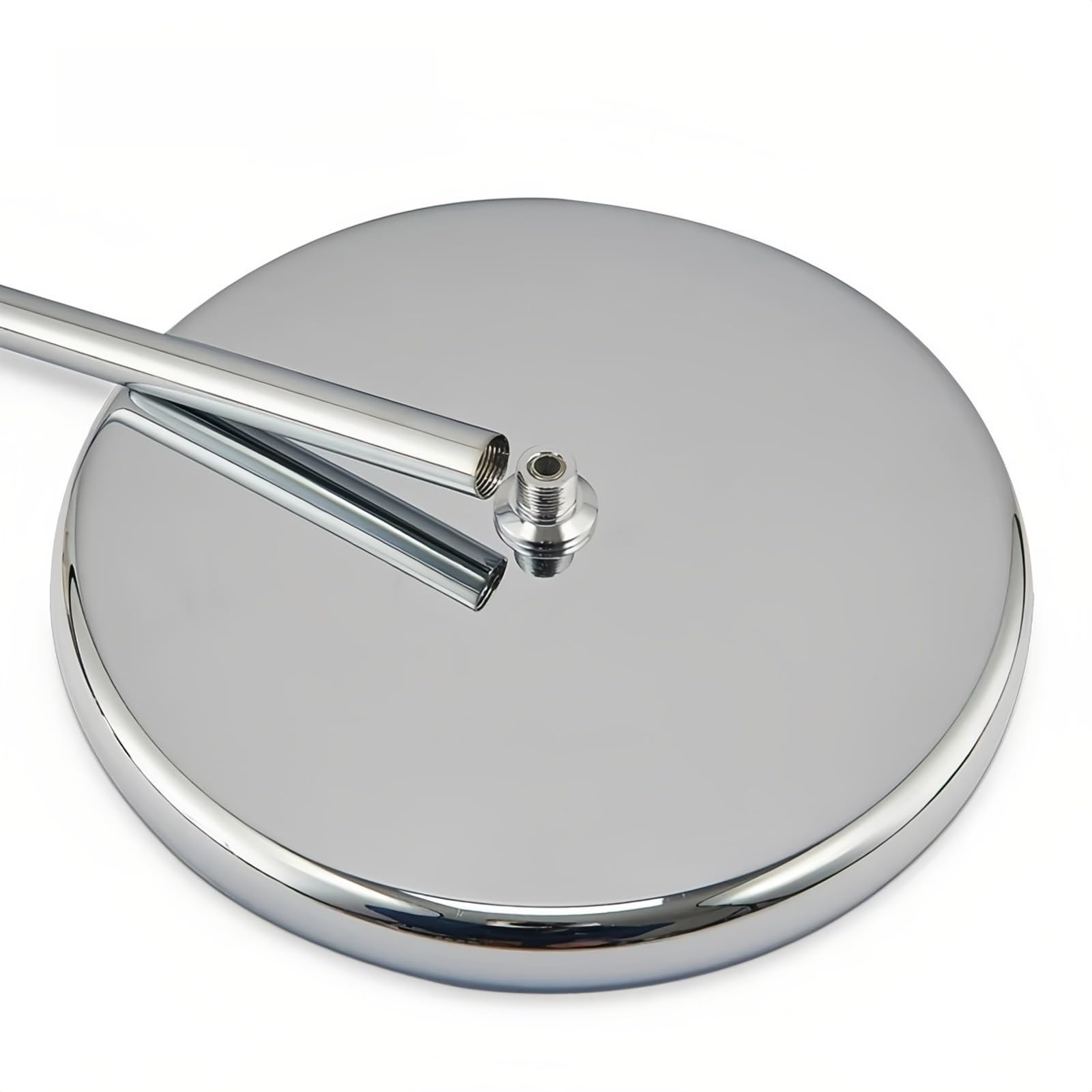 Decoración Reloj de pie Metal con Base números silenciosos | For sala de estar(Negro)
