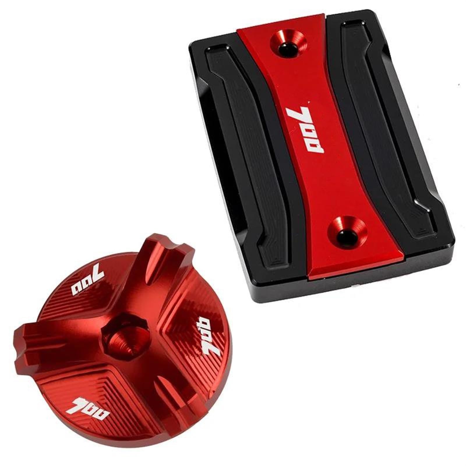 Tapa De Depósito Líquido Frenos Delantero Motocicleta, Tapón Llenado Aceite Motor, Tornillo para Tenere700 XT700 2019-2021 Reemplazo | Black Comb