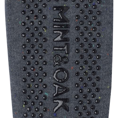 Image of Mint & Oak Pilates Socks with Grips for Women, Ankle Length Non-Slip Yoga Socks, Cotton Ideal For Yoga, Pilates, Gym, Workout, Cute Women's Gift