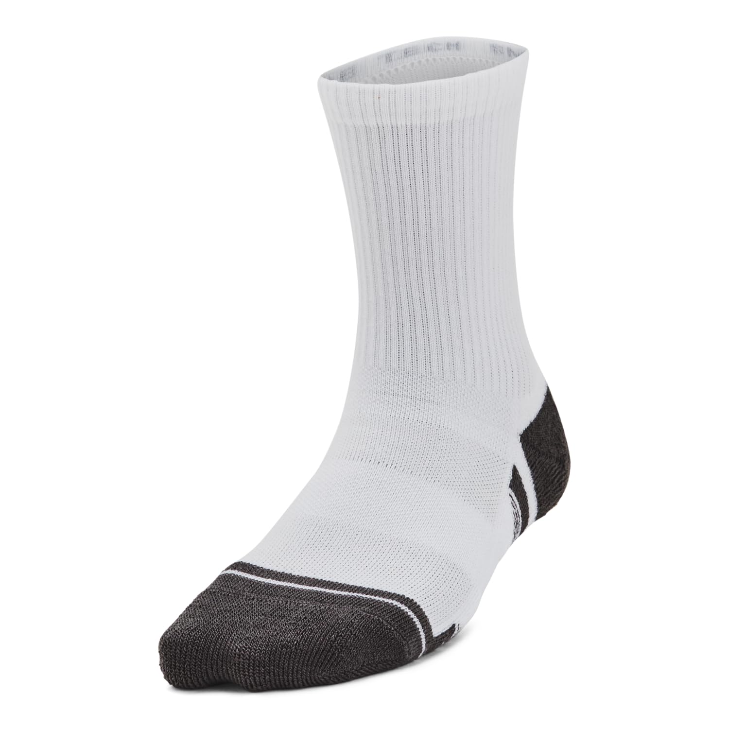 Under Armour Y Perform Tech 3p Crew - White, White, Jet Gray - SM