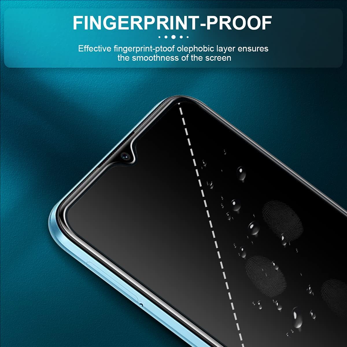 Zidwzidwei Pellicola Protettiva in Vetro Temperato per Realme C21Y [3Pezzi], Durezza 9H, 2.5D Alta Definizione, Senza Bolle, Anti Graffio Protezione Schermo per Realme C21Y