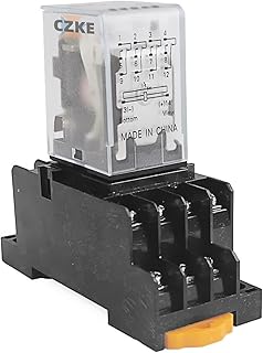 Wtukmo MY4NJ MY2NJ LY2NJ Small Electromagnetic Relay AC12 AC24V AC110V Coil DPDT 8 Pin 14 Pin (Color : AC12V, Size : MY4NJ)