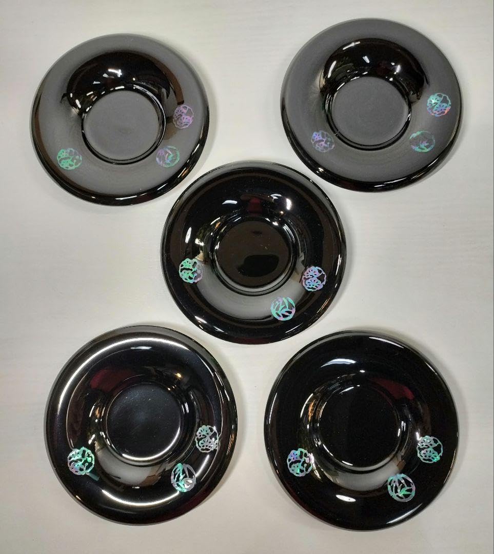 Amazon.co.jp: 琉球漆器 沖縄伝統工芸品 螺鈿細工 茶托 : ホーム＆キッチン