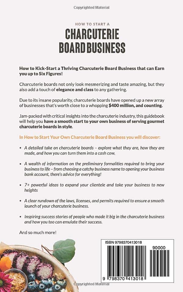 Miniatura 2 de How to Start a Charcuterie Board Business The Complete Guide to Starting Your Own Charcuterie Board Business Selling Grazing Boards, Tables, Boxes,
