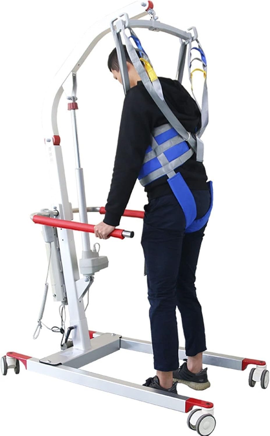 Arnés de Ajuste Rápido, Grúa de Paciente Portátil Equipo Paciente Caminar Honda de La Banda de Transferencia Honda Punto Superior de Cuerpo Completo Levantador(Medium)