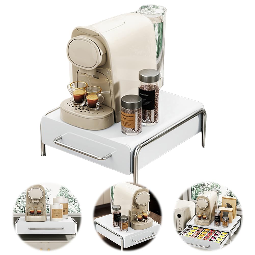 Kaffeekapsel-Aufbewahrungsregal for bis zu 36 Kapseln, Kaffeekapselhalter, Kaffeekapselbehälter aus Metall for die Küche zu Hause