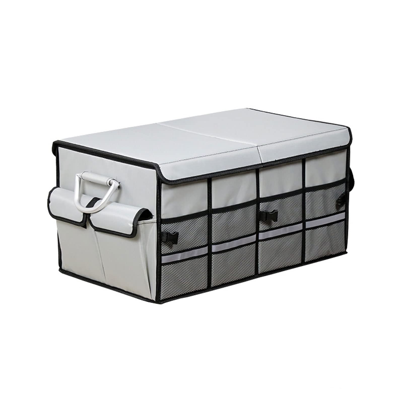 Dfrywdgsey Grey Large Capacity Car Trunk Organizer(Grey)