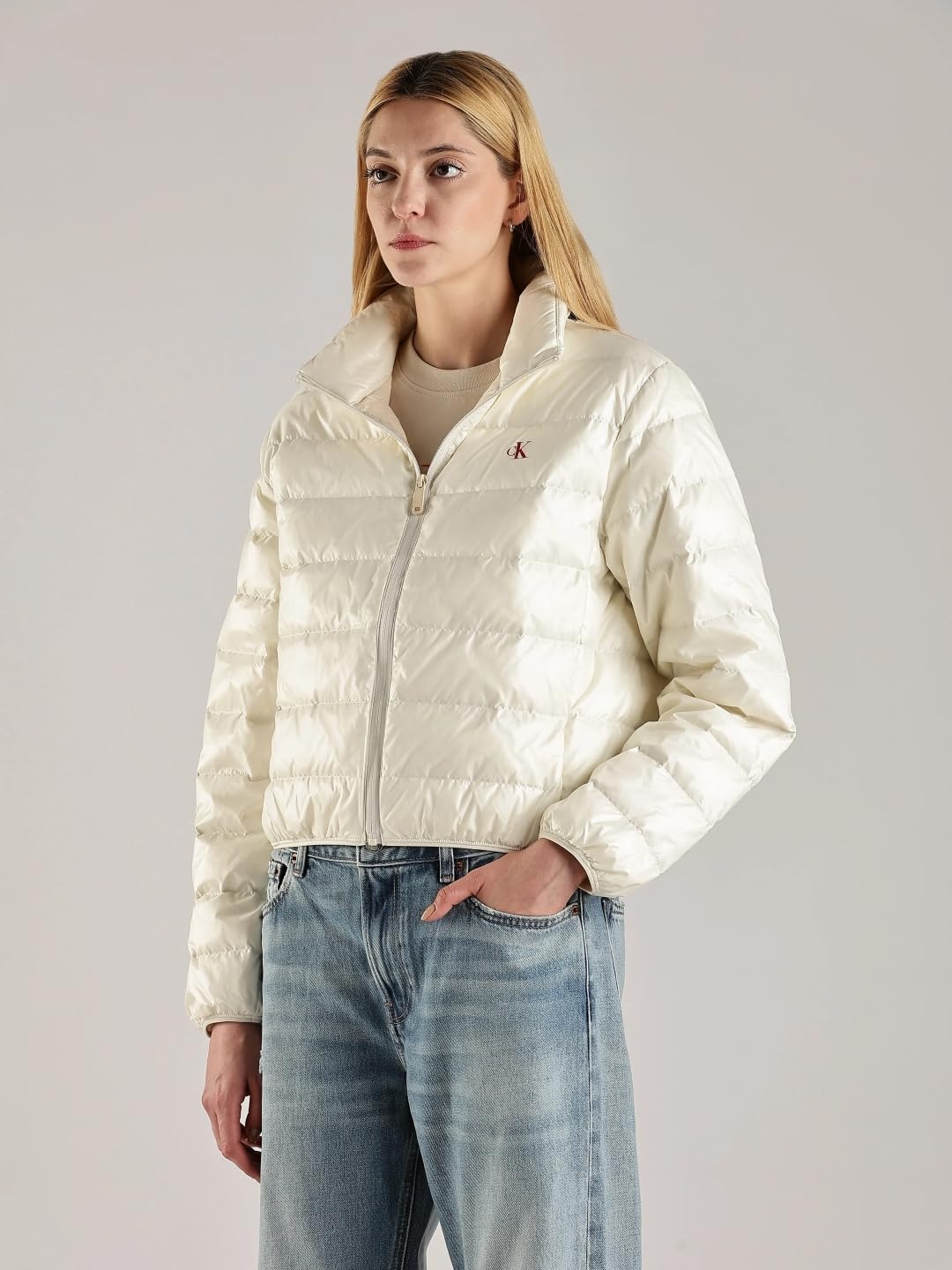 Calvin Klein Cazadora acolchada Mujer Down Shine brillante