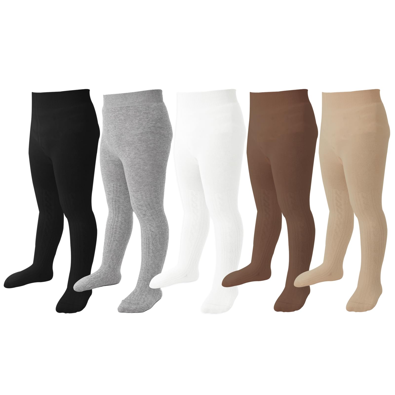 Baby Tights Toddler Cable Knit Leggings Seamless Cotton Stockings Pantyhose