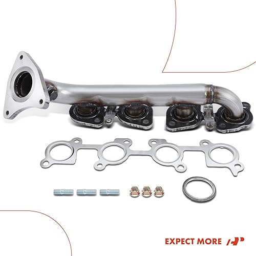 Miniatura 8 de A-Premium Colector de escape lateral derecho con junta compatible con Toyota Land Cruiser 1998-2005 y Lexus LX470 1998-2005, 4.7L, repuesto #
