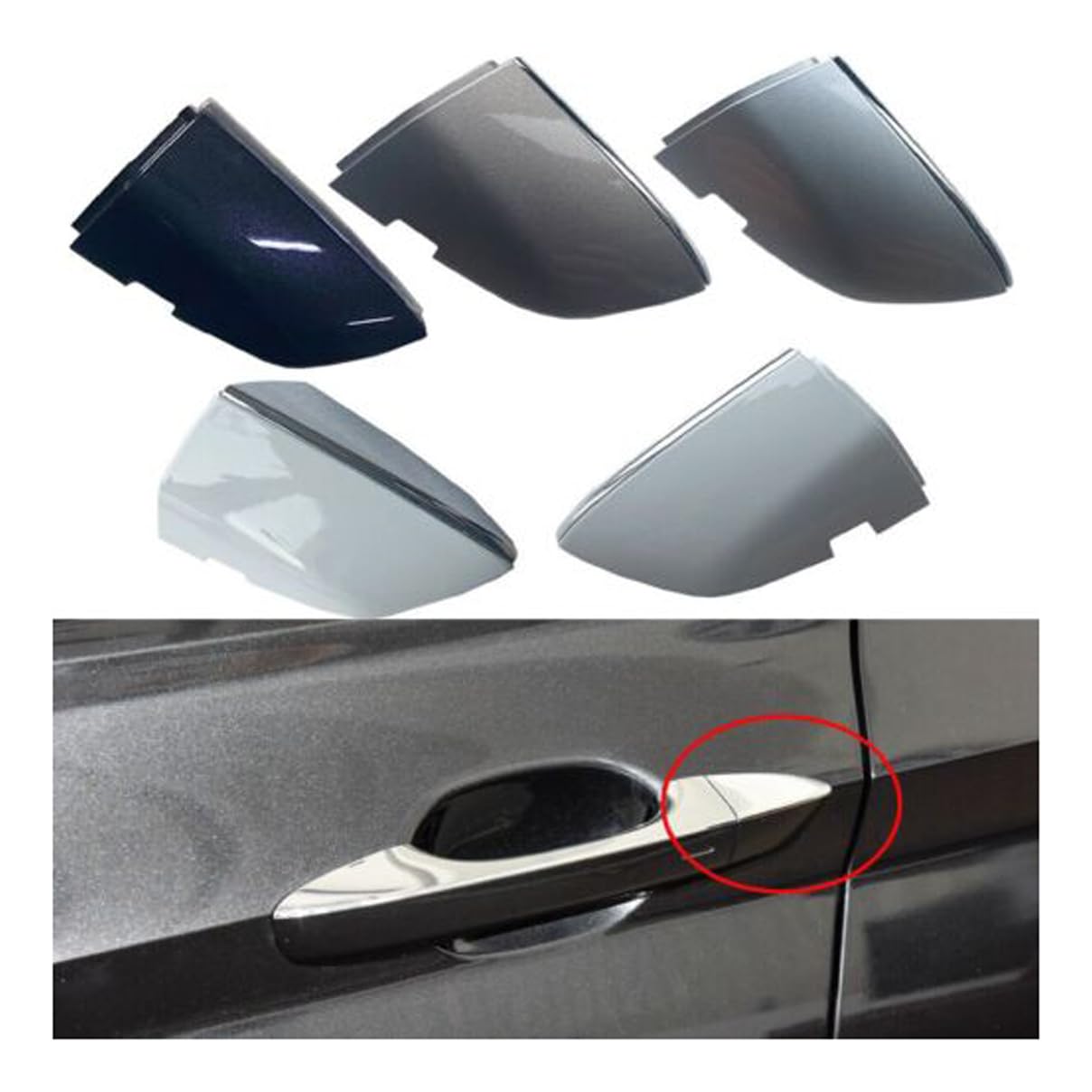OMAC Tapa Para Tirador De Puerta Compatible Con VW T6 T6.1 Todos