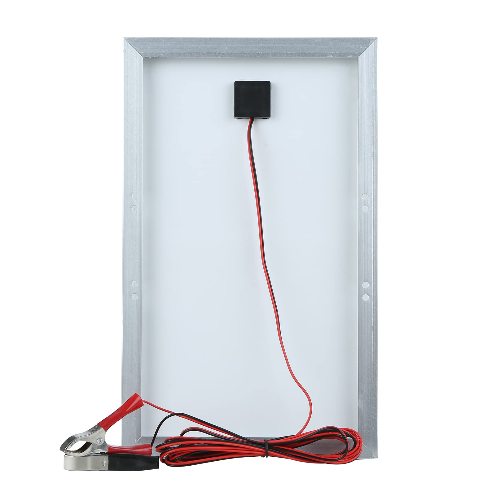 Kit de Panel Solar 30W Resistente al Agua IP65 Cargador Portátil Monocristalino con Clip Cocodrilo para Uso Doméstico Interior