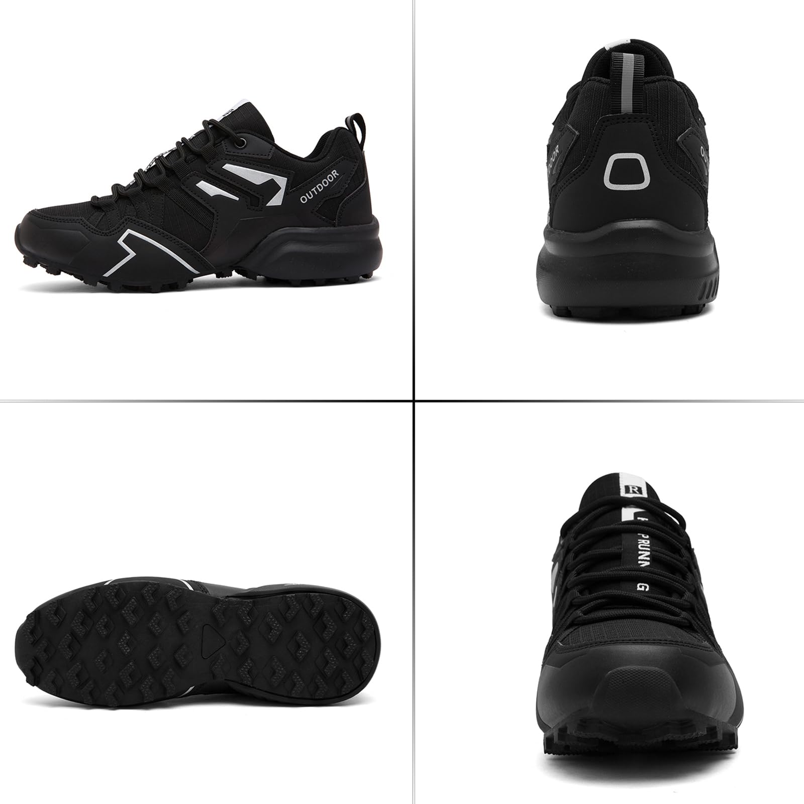 Scarpe da Trail Running Uomo Scarpe Trekking Scarpe da Escursionismo Outdoor Antiscivolo Fitness Running Sneakers
