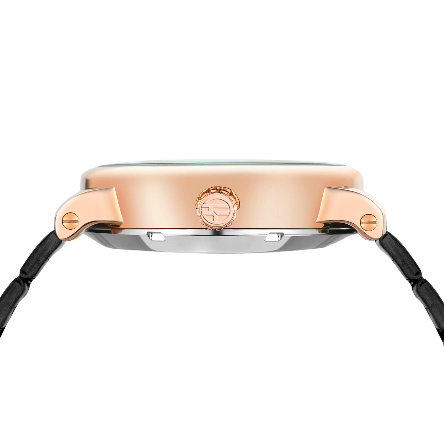 FORSINING Orologio da polso automatico analogico da uomo in acciaio inossidabile per uomo, Bracciale