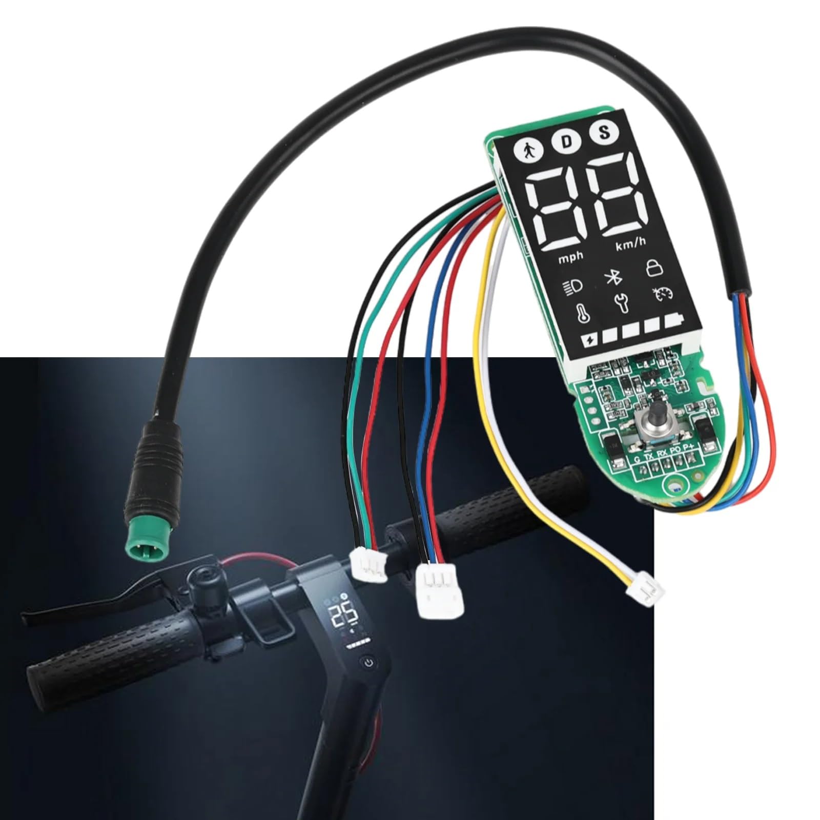 Obwód wyświetlacza wskaźników deski rozdzielczej Bluetooth, dla Xiaomi, części zamienne do skutera elektrycznego 3 Lite Board MI3 Lite Wyświetlacz skutera elektrycznego