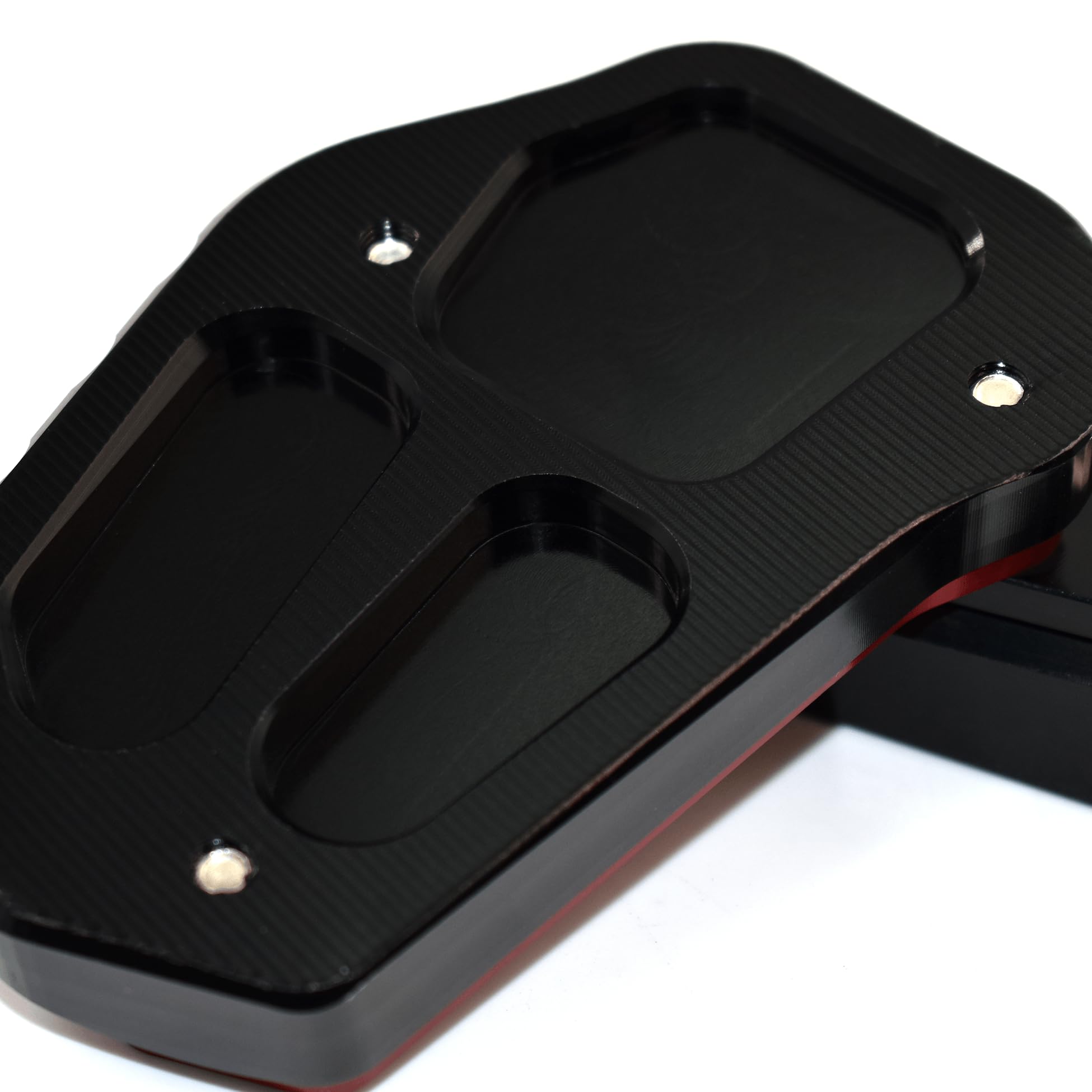 ESPEEDMTC stojak boczny Suzuki GSX-8S GSX-8R 2023 2024 CNC stop aluminium powiększona płyta przedłużająca czarna