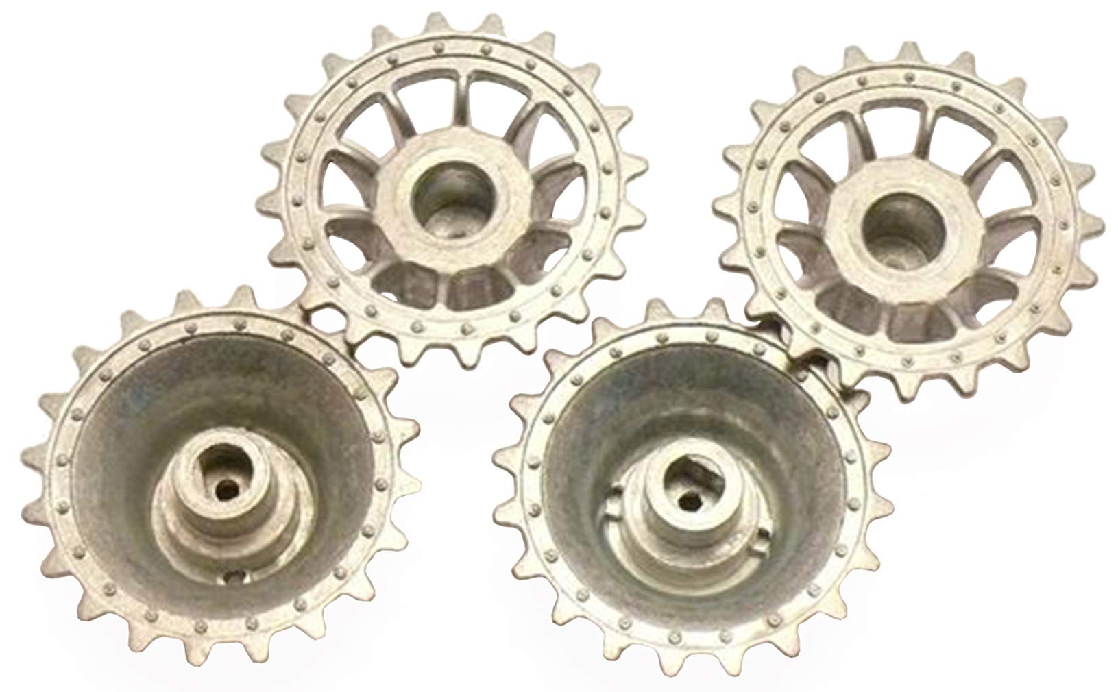 Heng LongOriginal Metal Driving Wheels | Set for Model TIGER I – 3818 | 1:16 Tank Original Spare Part for Brand Models, Taigen, Torro 18-079