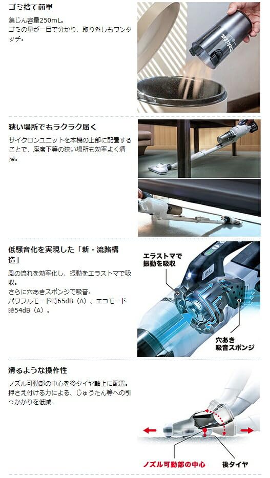 マキタ CL003GZO 40Vmax充電式クリーナー オリーブ 楽天市場】マキタ（makita） 40Vmax 充電式クリーナ オリーブ