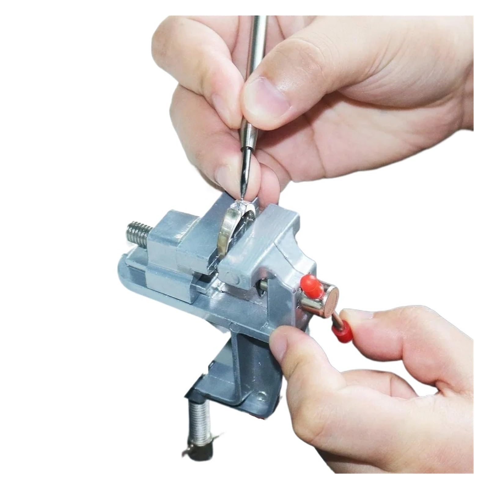 Bapprjj 1 Jeweler Table Clamp Small Hobby Bench Vice Workbench Vise For Woodworking Craft Jewelry Making