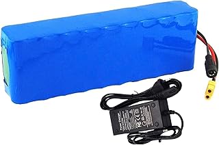 WOGQX 36V Lithium Battery 10Ah 10S2P E-Bike Battery Pack for 750W 500W 350W 250W Motor for Mountain Bike Electric Tools Electric Scooters with BMS+ 42V Charger
