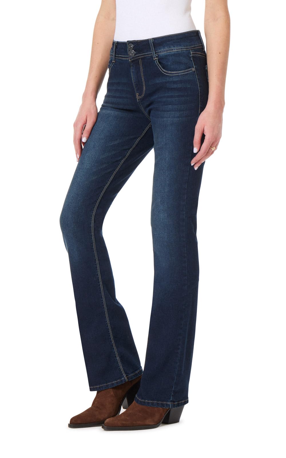 Wallflowerluscious Curvy Bootcut Jeans For Women Mid Rise Insta