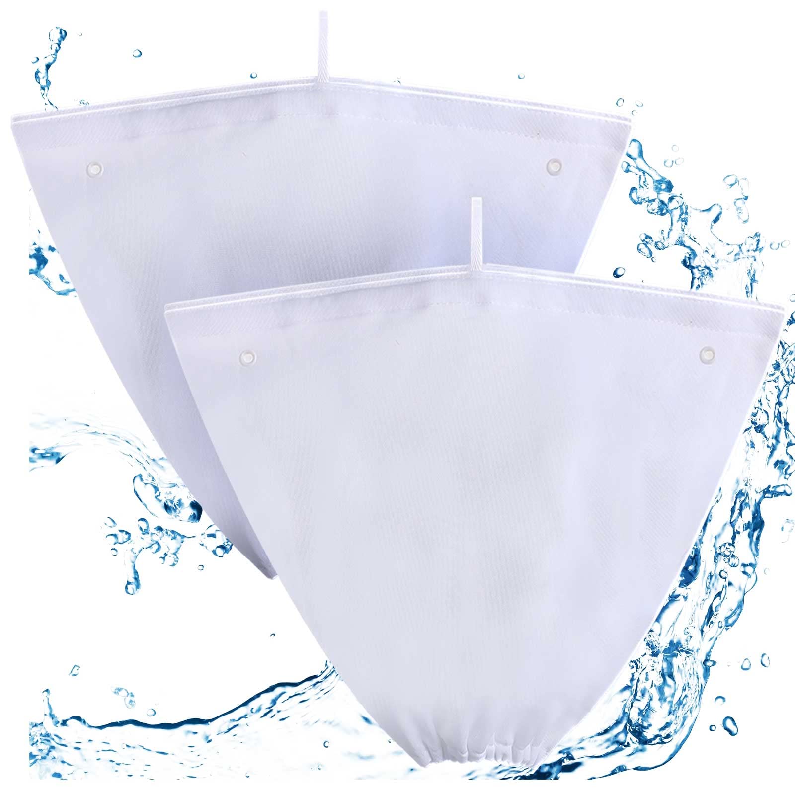 Riakrum 2 Pcs Pool Spa Part Fine Filter Bag Replacement Compatible with Aquabot Products 8114 Wheeled Aquabot Cleaners S2-40 S2-50 Pura 4X Pura 5X Pura S2-4x Pura S2-4xi Pura S2-5x