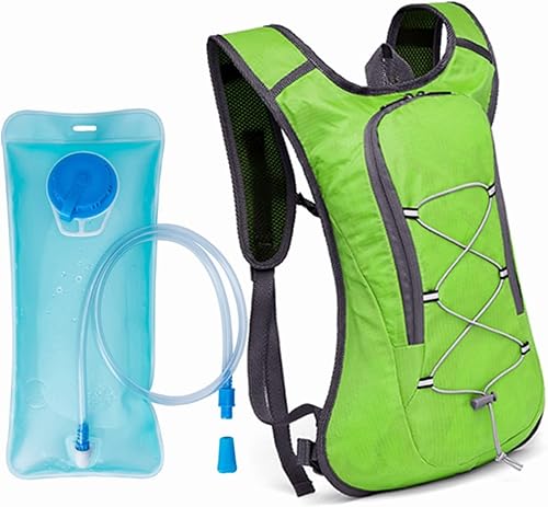 Mochila de hidratación, mochila de hidratación - Mochila de agua con vejiga de hidratación de 2 litros-La mochila perfecta para deportes al aire