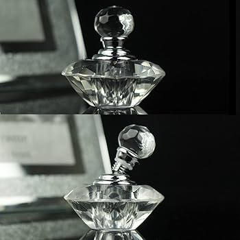 Amazon.co.jp: 3mlクリスタルガラス香水瓶、シンプルで