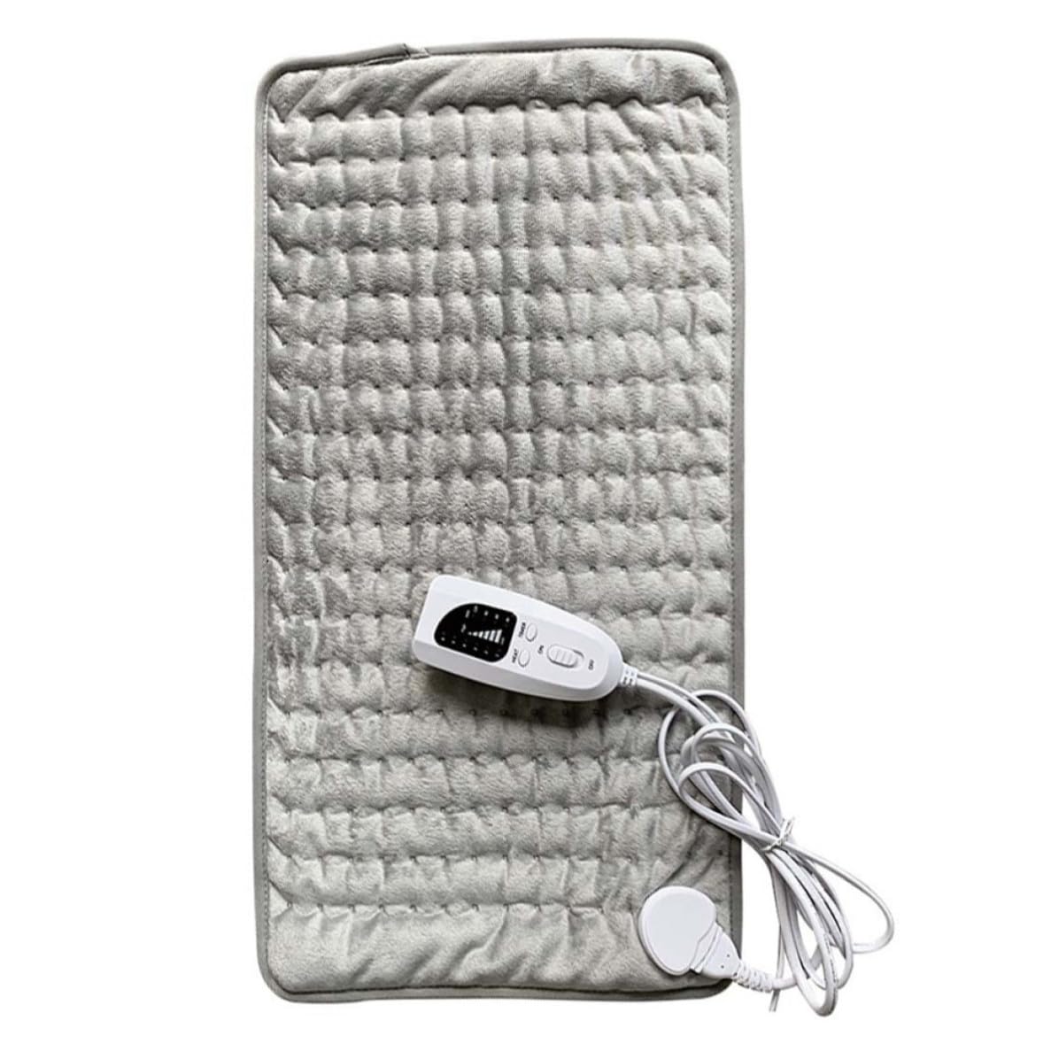 Mikikit Tappetino Riscaldante Elettrico Multifunzione 75w con 6 Livelli di Temperatura Regolabile e 4 Timer per Sportivi e Anziani Peluche Morbido