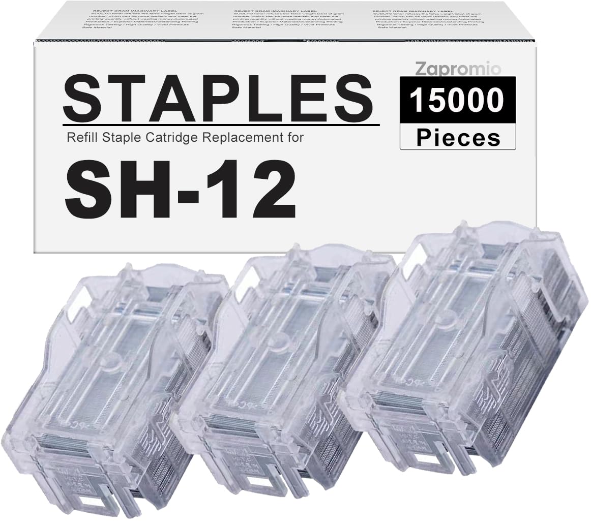 Photo 1 of Zapromio SH-12 Staple Cartridges - 3-Pack, 15,000 Staples