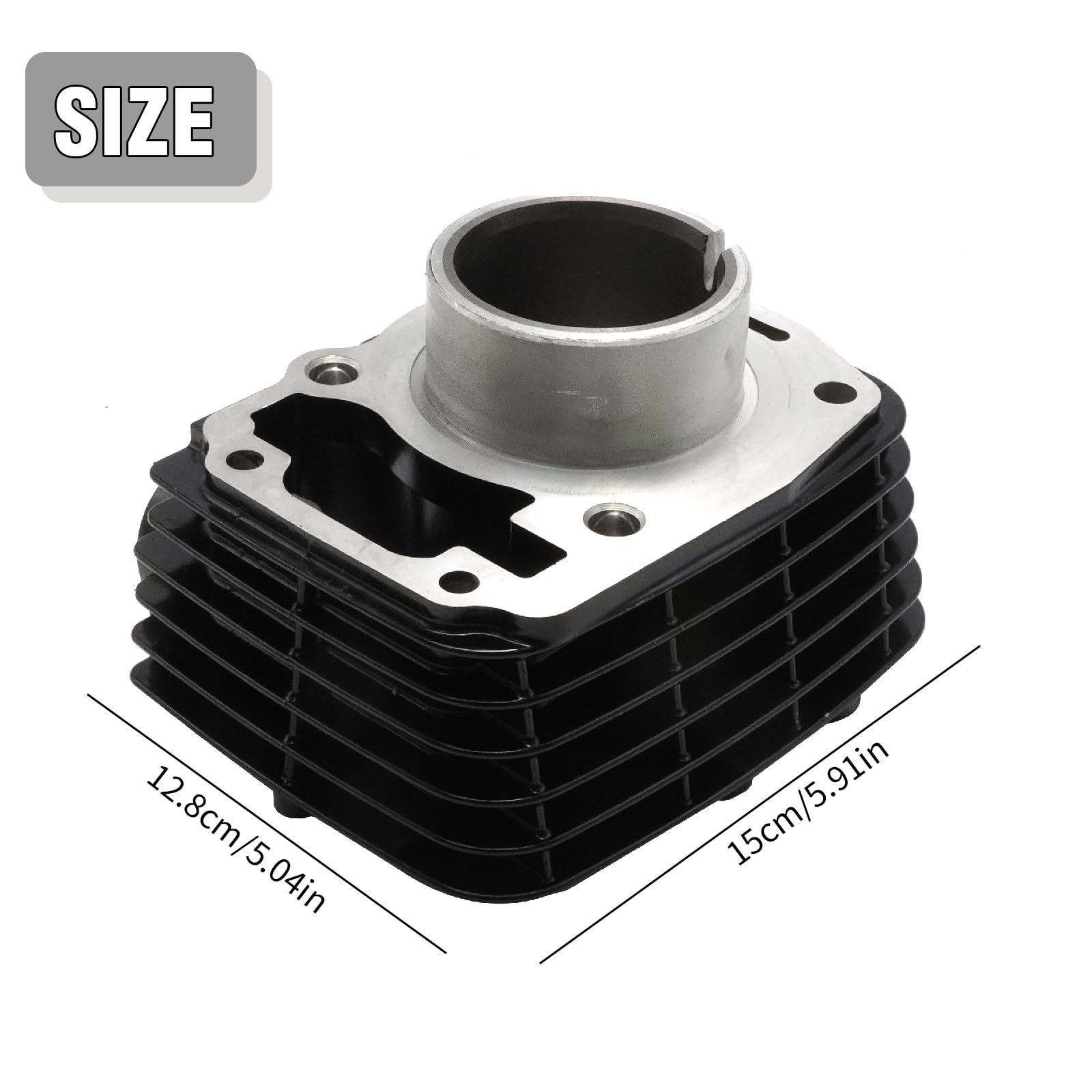 Juego de anillos de pistón de cilindro de 125 cc y 52,4 mm, repuesto para Honda CB125F GLR125 2014-2020
