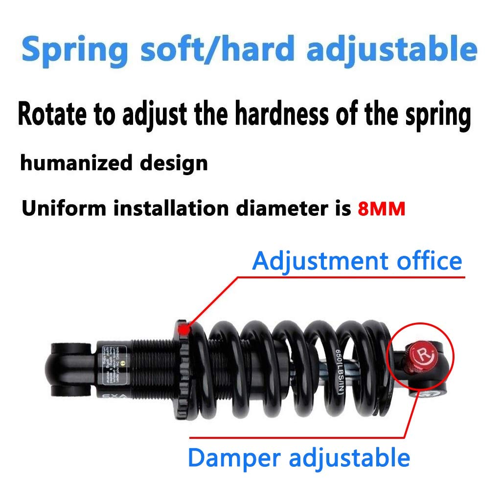 150mm Hydraulic Spring Shock For Mountain Bikes Spring - 150mm ...