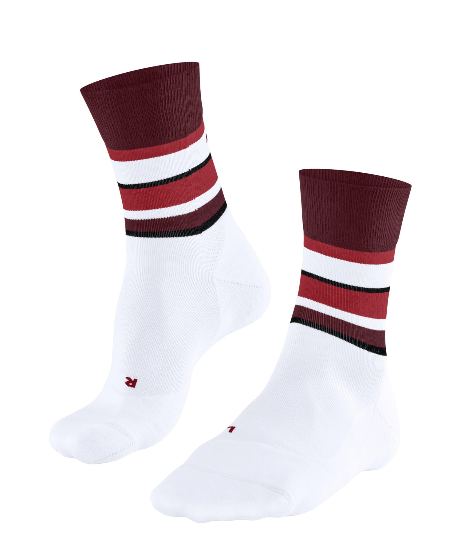 FALKE Women's RU4 Endurance Comopression W So Cotton Functional Yarn With Compression Running Socks 1 pair, White 2008, 7-8