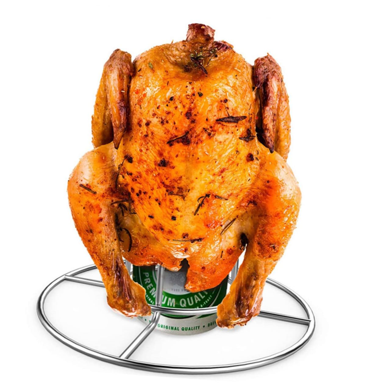 Kisangel 2pezzi Pollo Supporto per Pollo da Esterno Ripiano per Arrostire Supporto per